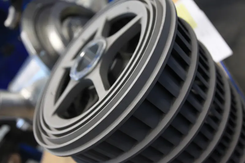 Image section of the rotor motor-unit at Jetmill GmbH